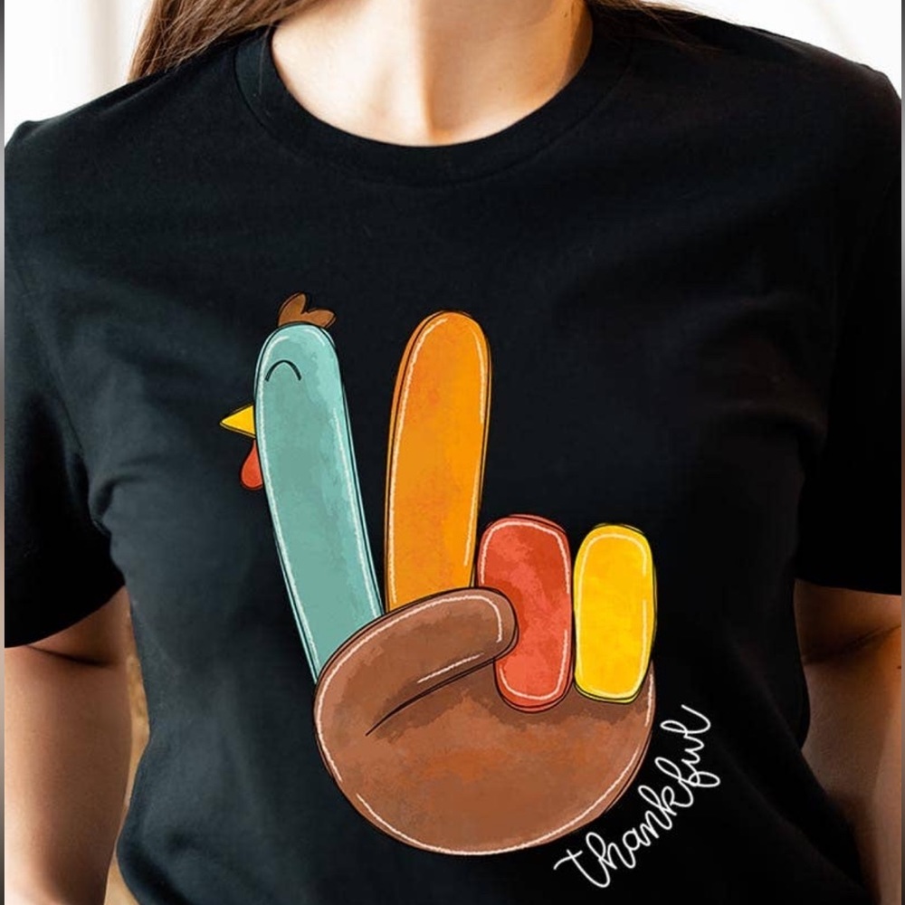 Peace sign Turkey Tee